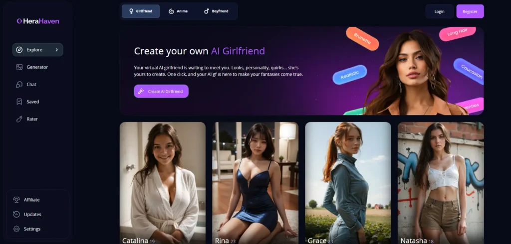 haraheaven ai girlfriend